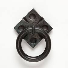 Large Thick Iron Ring Pull Farmhouse Style Ring Pull Etsy In 2020 Wrought Iron Hardware Drawer Handles Wrought Iron Cabinet Hardware