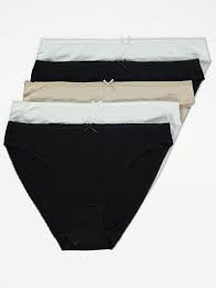 | soma vanishing edge high leg briefs fashion pales floral 5 pairs nwot underwear. High Leg Knickers 5 Pack Women George At Asda