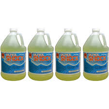 Aquachem shock plus is a pool shock (also known as super chlorinating) treatment. Poly Guard 4 Pack 1 Gal Ultra Shock Treatment 62004 Blain S Farm Fleet