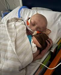It was yesterday when the oxygen mask was taken off his head for a short  time. He drifted off to sleep in his hospital bed in Rome, Italy, holding  his Jesus stuffy