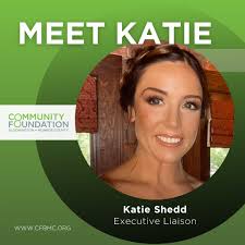 Join us in welcoming the Community Foundation's newest team member, Katie  Shedd! 👏 As Executive Liaison, Katie is supporting operations and  communications