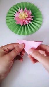 Easy Way Of Making Paper Flower Easy Flower Making Origami Paper Blumen Basteln Papier Handwerk Basteln
