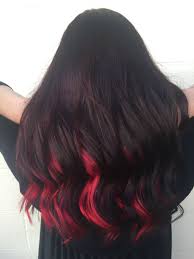 Dark Red Brunette Bright Pravana Red Underneath Fall Hair Matrix Color Savystyles Black Red Hair Red Hair Underneath Hair Color For Black Hair