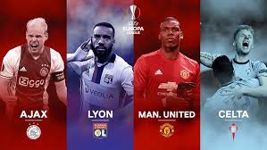 They were seeking to join juventus, ajax, bayern munich and chelsea as the. Uefa Europa League On Twitter Uefa Europa League Final 4 Ajax Lyon Manchester United Celta Uel