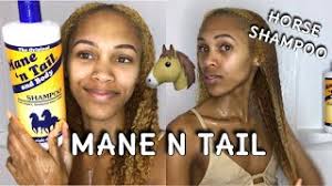 Add a liberal amount of mane 'n tail shampoo into a. Mane N Tail On Natural Hair Grow Horse Length Hair Youtube