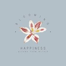 Download Lily Flower Badge For Free Flower Logo Design Lily Flower Vector Free