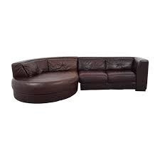 This curved sectional sofa is a bit smaller but just as versatile. 70 Off Chateau D Ax Chateau D Ax Leather Sectional With Curved Chaise Sofas