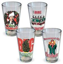 Christmas Vacation Pint Glass Set Of 4 Christmas Vacation National Lampoons Christmas Vacation Lampoon S Christmas Vacation
