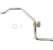 Air Compressor Intake Tube - Across Front Cover - Cummins X15 - CHROME