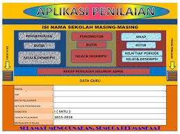 Aplikasi Penilaian Kurikulum 2013 Format Excel Versi Terbaru Pendidikan Matematika Kelas 5 Matematika Kelas 4