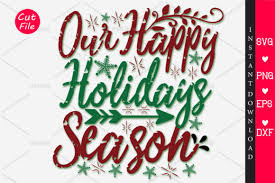 Download Our Happy Holidays Season Graphic By Orindesign Creative Fabrica PSD Mockup Templates