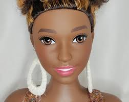 Denim Earrings (Cream)