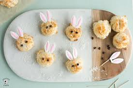 Touch device users, explore by touch or with swipe gestures. Easter Bunny Sugar Free Coconut Macaroon Recipe The Polka Dot Chair