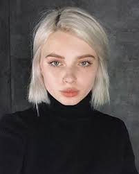 Scandi Blond Is The Hair Trend Of 2019 White Blonde Hair Trendy Hair Color Short Hair Color