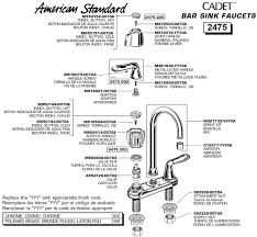 Popular american standard bathroom faucet parts. American Standard Kitchen Faucet Parts Diagram Versosembossa