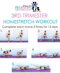 Diary Of A Fit Mommy 3rd Trimester Full Body Home Workout Http Diaryofafitmommy Com Mommy Workout Third Trimester Workout Prenatal Workout