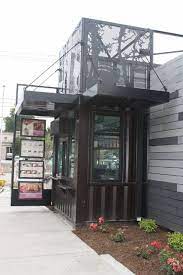 Starbucks Shipping Container Drive Through Container Restaurant Shipping Container Restaurant Design Builder
