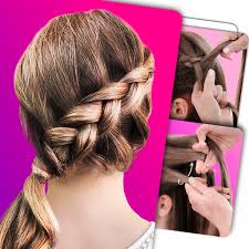 Easy & simple everyday khopa (without knot bun) tutorial by male hair dresser for knee length hair. Hairstyles Step By Step Apps On Google Play
