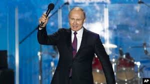 Over his many years as the leader of russia, president vladimir putin has dedicated a lot of time and effort to controlling history. Putin Hails Crimea Annexation In Speech Ahead Of Vote