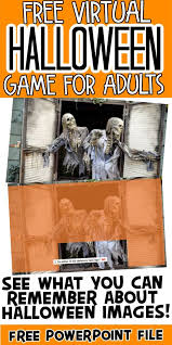 Ghoulish Recall Virtual Halloween Game In 2020 Halloween Games Halloween Games Adults Halloween