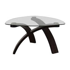 84 Off Raymour Flanigan Raymour Flanigan Allure Glass Coffee Table Tables Glass Coffee Table Coffee Table Table
