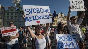 Belarus opposition journalist roman protasevich was taken from a plane with his girlfriend. Belarus State News Circulates Misleading Anti Opposition Video The Moscow Times