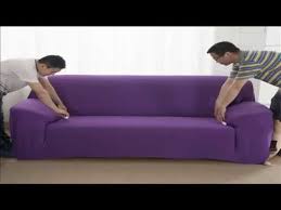 Stylish and elevated this is a set that is must have providing style, comfort and support top grain leather upholstery at front and pu match at back solid hardwood frame with corner blocked joinery featuring panel rolled arms pocket coil core seating construction. House Of Quirk Universal Sofa Cover Big Elasticity Cover For Couch Flexible Stretch Sofa Slipcover Youtube