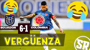 Match between colombia and ecuador (12 october 2021): Verguenza Ecuador Vs Colombia 6 1 Resumen Y Opinion Youtube