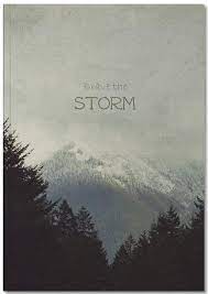 Brave The Storm Notebook Juniqe