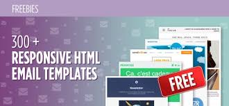 300 Free Responsive Email Templates Of Various Categories And Styles
