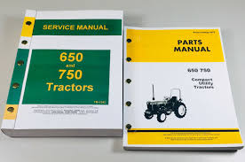 Are you a professional landscaper or commercial dealer? Service Manual Set For John Deere 650 750 Tractor Parts Catalog Technical Shop Ebay