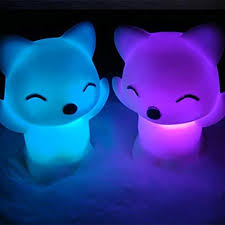 Dirance 7 Color Change Lovely Fox Led Night Light Bedside Https Www Amazon Com Dp B07dc7pghg Ref Cm Sw R P Animal Night Light Night Light Kids Night Light