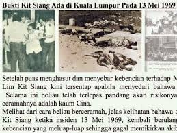 Tragedi ini yang mengakibatkan kehilangan nyawa serta harta benda dan mempunyai kaitan yang rapat dengan pilihan raya umum 1969 merupakan satu titik hitam dalam. Peristiwa 13 Mei 1969 Lampiran Peristiwa 13 Mei 1969