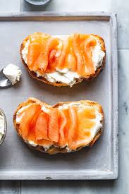 People consume salmon for breakfast, lunch, and dinner. Whipped Cream Cheese Toasts With Smoked Salmon Cream Cheese Toast Recipe Eatwell101