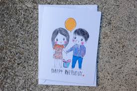 Birthday Card Drawing Ideas For Husband Happy Birthday Card Birthdaycard For Him Birthday Card For Etsy In 2020 Happy Birthday Drawings Happy Birthday Greeting Card Birthday Card Drawing