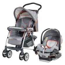 This Is The Stroller I M Getting Except That Mine Is Gray And Black Not Orange Travel System Travel System Stroller Chicco Travel System