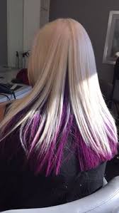 Love love love my new hair! Blonde Hair Blonde Hair With Purple Underneath