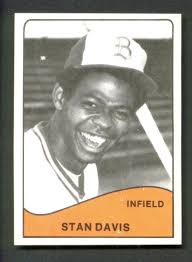 1979 TCMA Burlington BEES #21 STAN DAVIS Nathalie VIRGINIA Brewers Baseball  Card