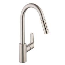 Hansgrohe Focus Mitigeur Evier Avec Douchette Aspect Acier 31815800 Plomberie Sanitaire Chauffage Kitchen Faucet Kitchen Mixer Taps Kitchen Taps