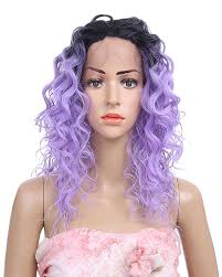 Be that as it may, you'll. New 18 Black Purple Ombre Synthetic Wavy Lace Front Wigs 1b Purple Ombre Curly Hair Wig Kymy Bls6093 168 32