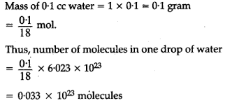How many molecules in 6 x 10 24 molecules of water, h 2 o? Density Of Water At Room Temperature Is 1 0 G Cc How Many Molecules Are There In One Drop Of Water If Its Volume Is 0 1 Cc Cbse Class 11 Chemistry Learn Cbse Forum