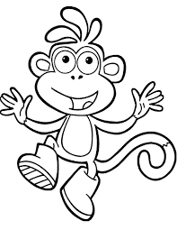 If you like dora coloring sheets this is where you will find the most beautiful ones. Dora Coloring Page 6 Printables Dora The Explorer Monkey Coloring Pages Dora Coloring Coloring Pages