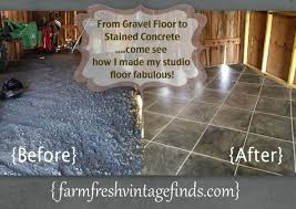 How To Stain Concrete To Look Like Tile Stained Concrete Flooring Concrete Diy