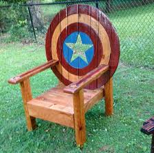 Captain America Fire Pit Chair Wood Pallets Wooden Chair Plans Fire Pit Chairs