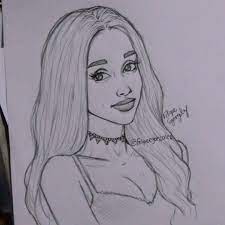 • ariana grande sketch drawing xszone. Step By Step Easy Step By Step Ariana Grande Drawing Novocom Top