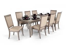 Gatsby 9 Piece Dining Set With Side Chairs Transitional Dining Room Sets Dining Room Sets Furniture Dining Chairs
