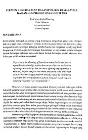 Under the current legislation, all political parties (termed political associations. Pdf Elemen Kekerabatan Dalam Politik Di Malaysia Kajian Kes Pilihan Raya Umum 2008