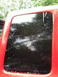 Side windows are okay with minor bubbles, not noticeable , but rear windshield was mess lol. How To Tint Your Windows Ranger Forums The Ultimate Ford Ranger Resource