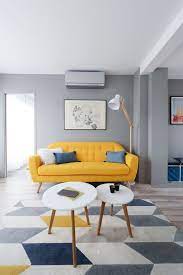 25 Cheerful And Shiny Yellow Living Rooms Engineering Basic In 2021 Yellow Living Room Yellow Home Decor Living Room Sofa Design