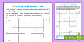 Free grade 1 math worksheets pdf downloads. Counting To And Across 100 From Any Given Number Worksheet Counting